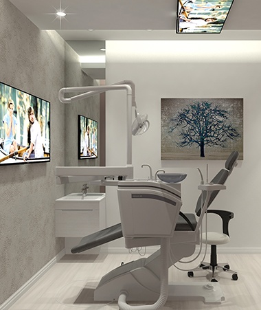 Dental exam room