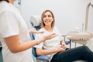 a patient visiting their dentist in Springfield